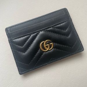 Gucci GG Marmont card case - pristine condition
